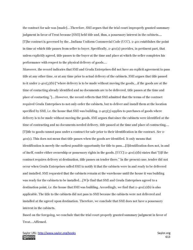 Business Law and the Legal Environment - Page 613